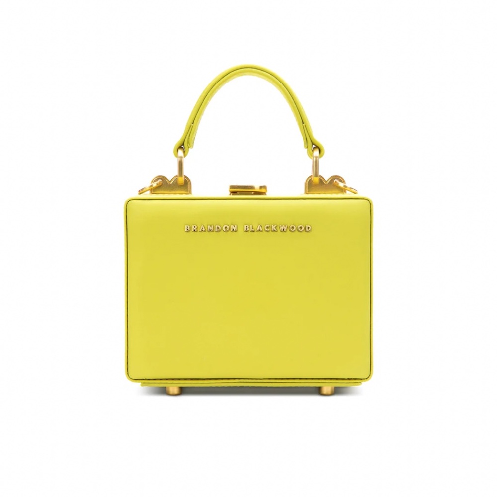 Brandon Blackwood Kendrick Trunk Yellow Green Lime Green Mini Bag